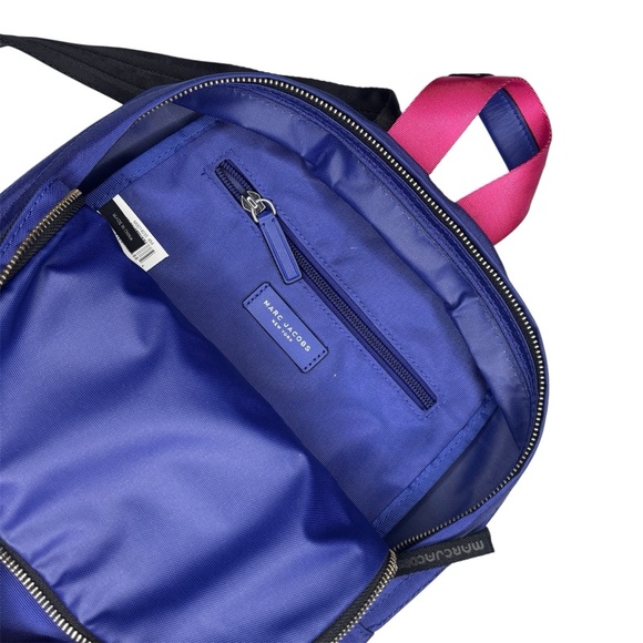 MARC JACOBS | Nylon Logo Backpack | Blue Pink Black - Picture 6 of 12